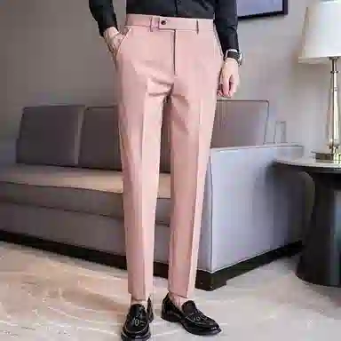 JOHNHOLLIS Straight Leg Casual Pants