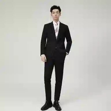 JOHNHOLLIS Dotted Stripe Suit