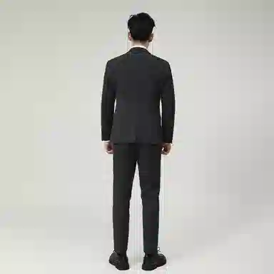 JOHNHOLLIS Dotted Stripe Suit