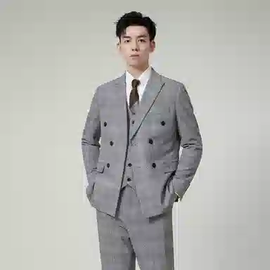 JOHNHOLLIS Houndstooth Suit Set