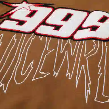 Juice Wrld FW25 Rebirth Eye Wool Baseball Jacket