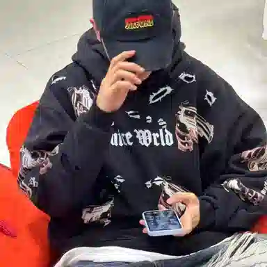 Juice Wrld Cap Black Blue