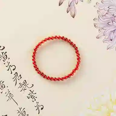 【诸事顺利】 秦福炫 平安顺遂 国潮新中式富贵优雅精致简约高级感显白通勤百搭 玛瑙 手串 女款