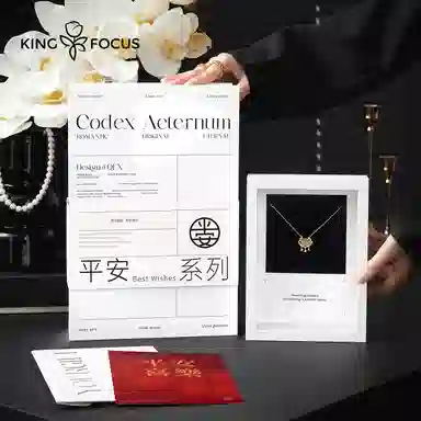 【免费定制照片】 秦福炫 祥云平安锁 新中式复古精致简约高级感通勤百搭#好运 玉髓 浪漫约会告白项链 女款