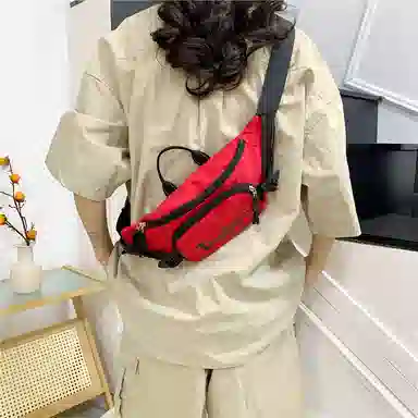 笛贝嘉 日系潮牌休闲运动 牛津布 腰包 男女同款情侣款 多色