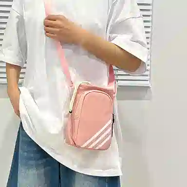 笛贝嘉 水杯包轻便束口户外旅行通勤斜挎包骑行小包 尼龙 手机包 常规 男女同款情侣款 多色