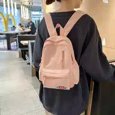 笛贝嘉 时尚百搭简约 尼龙 双肩包 女款 多色