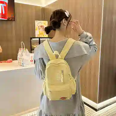 笛贝嘉 时尚百搭简约 尼龙 双肩包 女款 多色