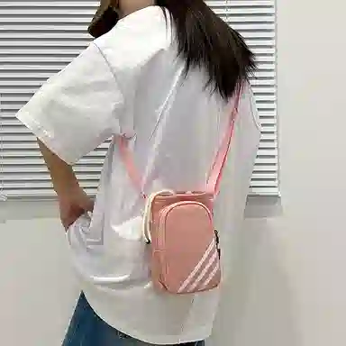 笛贝嘉 水杯包轻便束口户外旅行通勤斜挎包骑行小包 尼龙 手机包 常规 男女同款情侣款 多色