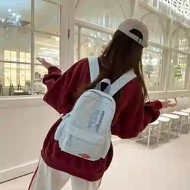 笛贝嘉 时尚百搭简约 尼龙 双肩包 女款 多色