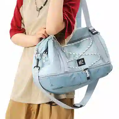 笛贝嘉 韩版时尚简约 尼龙 旅行包 男女同款情侣款 多色