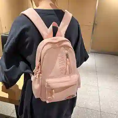 笛贝嘉 时尚百搭简约 尼龙 双肩包 女款 多色