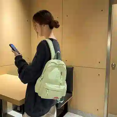 笛贝嘉 时尚百搭简约 尼龙 双肩包 女款 多色