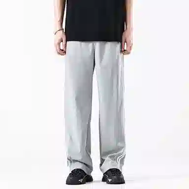 ROUTE 66 Retro Striped Wide Leg Pants