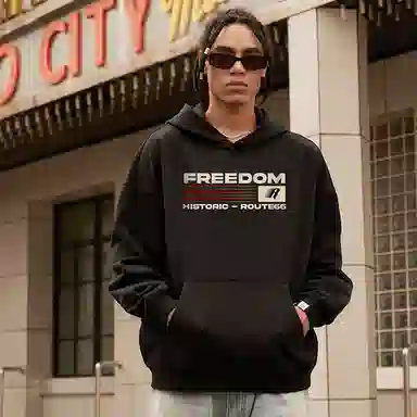 ROUTE 66 Logo Hoodie