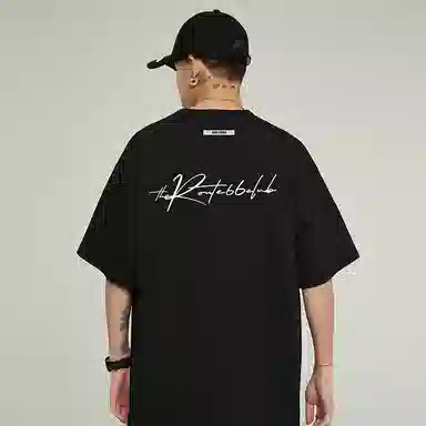 ROUTE 66 Embroidered Logo T-Shirt