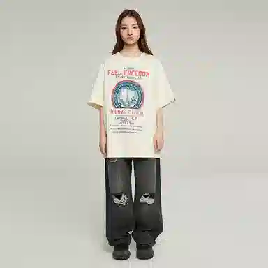 Route 66 Vintage Print T-Shirt