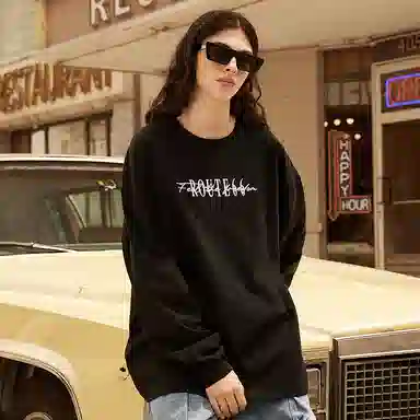 ROUTE 66 Vintage Print Long Sleeve Tee