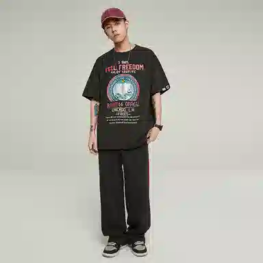 Route 66 Vintage Print T-Shirt