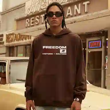 ROUTE 66 Logo Hoodie