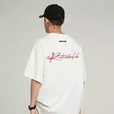 ROUTE 66 Embroidered Logo T-Shirt