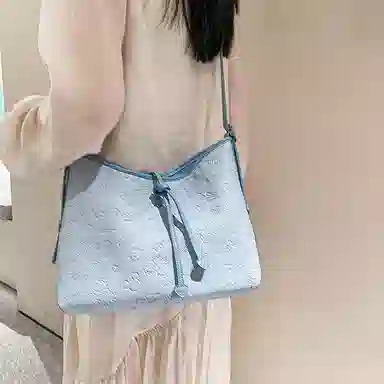 爱路喜 休闲斜挎 合成革 腋下包单肩包 常规 女款 海盐蓝