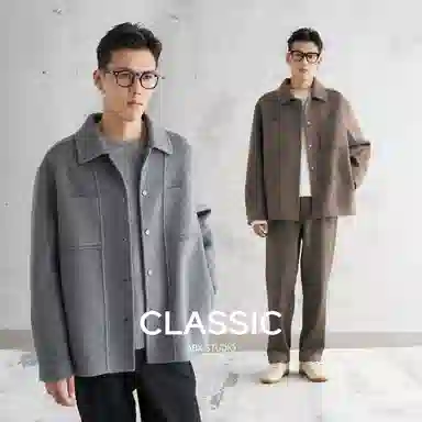 A.B.X Wool Double-Faced Jacket