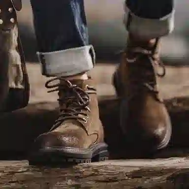 MADEN Martin Boots Brown