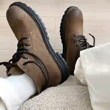 MADEN Martin Boots Brown