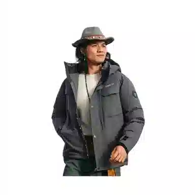 探路者 极寒户外羽绒服 防风防水防寒外套 鹅绒 保暖舒适吸湿透气 工装风 男女同款