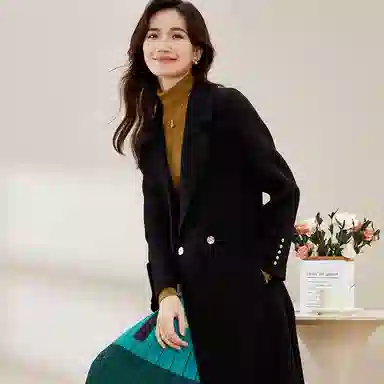 SENTUBILA Double-Sided Wool Coat