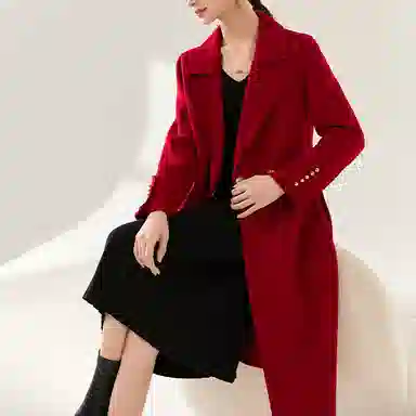 SENTUBILA Double-Sided Wool Coat