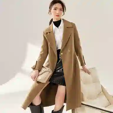 SENTUBILA Double-Sided Wool Coat