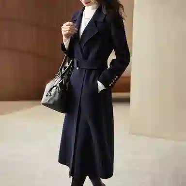 SENTUBILA Double-Sided Wool Coat