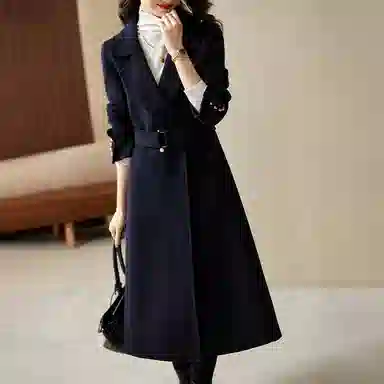 SENTUBILA Double-Sided Wool Coat