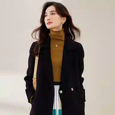 SENTUBILA Double-Sided Wool Coat