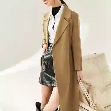 SENTUBILA Double-Sided Wool Coat