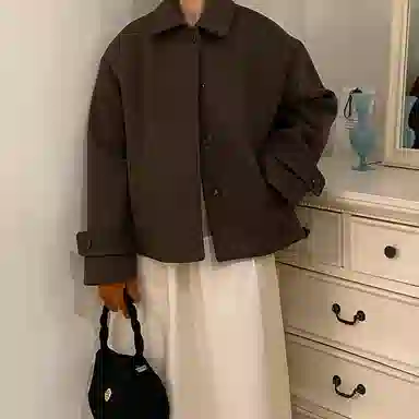 DKPD Classic Coat Dark Brown