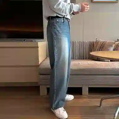 DKPD Vintage Straight Jeans Light Blue