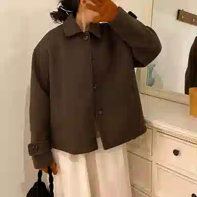 DKPD Classic Coat Dark Brown