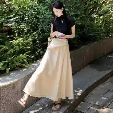 桴生 多风格融合的短袖上衣与半身裙夏季时尚穿搭裙装套装 女款