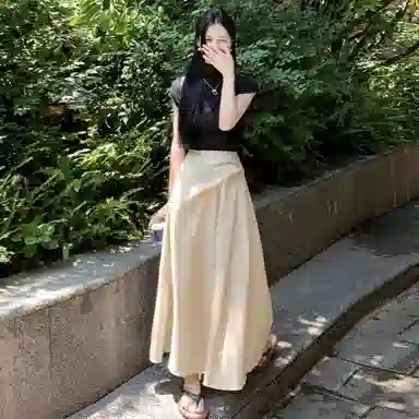 桴生 多风格融合的短袖上衣与半身裙夏季时尚穿搭裙装套装 女款