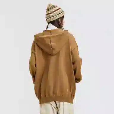 Crayon Shin-chan Logo Hoodie Knit Sweater