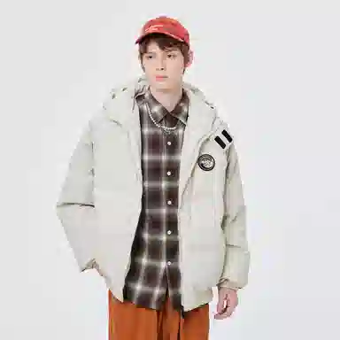Crayon Shin-chan Hooded Down Jacket