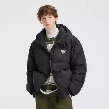 Crayon Shin-chan Hooded Down Jacket