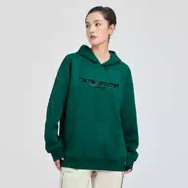 蜡笔小新 卡通小新线稿印花落肩宽松休闲套头连帽卫衣 男女同款