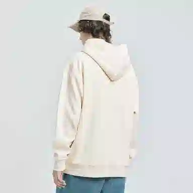 蜡笔小新 趣味卡通立体彩绘字母印花休闲宽松套头连帽卫衣 男女同款
