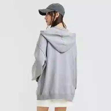 Crayon Shin-chan Logo Hoodie Knit Sweater