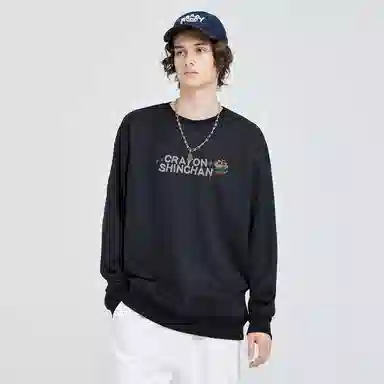 Crayon Shin-chan Cartoon Print Pullover Sweatshirt