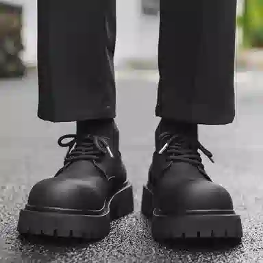 Chi Lang Ultra Fiber Leather Casual Black